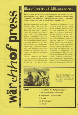Wärchhof-Press 1997