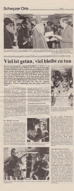 Wärchhof-Eröffnung 1987