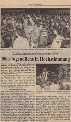 Openair Steinen 1991